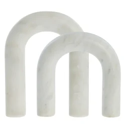 - Ellia dekorationfigurer sæt hvid marmor^Lene Bjerre Best