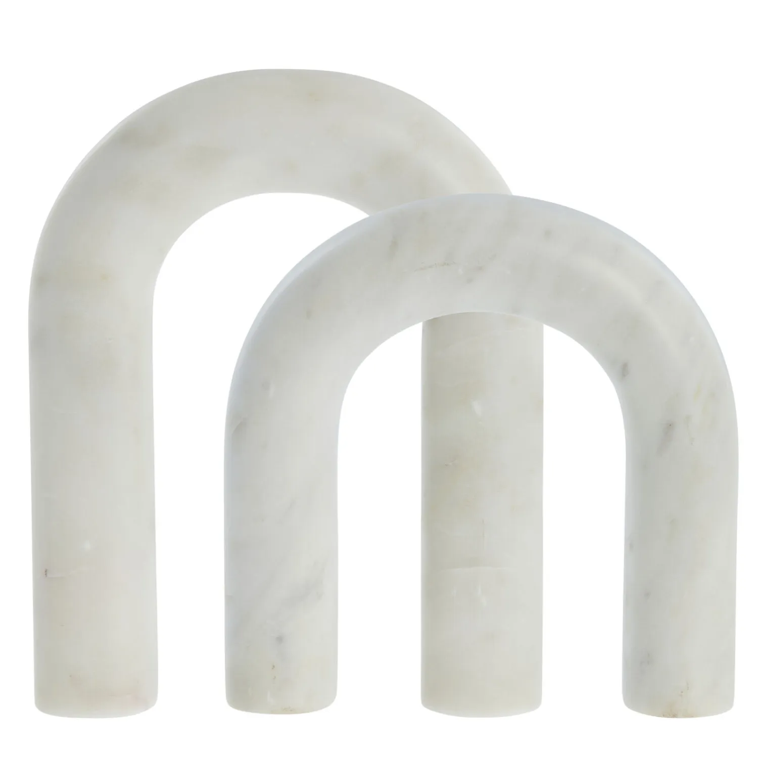 - Ellia dekorationfigurer sæt hvid marmor^Lene Bjerre Best