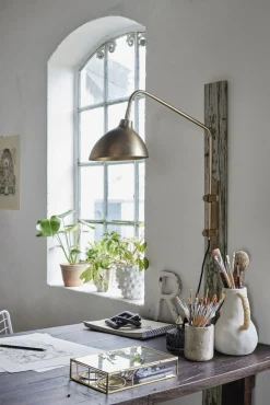 - Ellia krukke 9x9 cm. sand marmor*Lene Bjerre