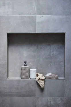 - Ellia krukke 6x6 cm. hvid marmor*Lene Bjerre Hot