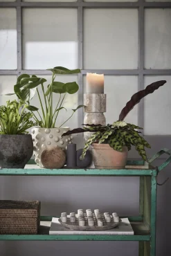 - Ellia Marmor lysestage H30 cm - Sand*Lene Bjerre Online