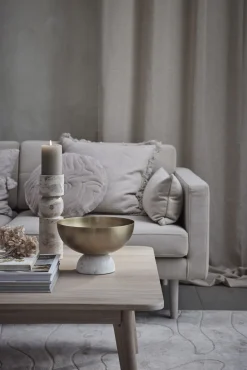 - Ellia Marmor lysestage H30 cm - Sand*Lene Bjerre Online