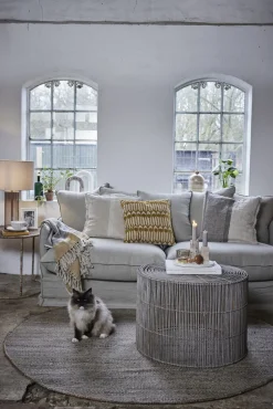 - Ellia marmorfad Ø25 cm. hvid^Lene Bjerre Discount