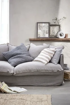 - Fiona pude 50x50 cm. gyldenbrun^Lene Bjerre Outlet