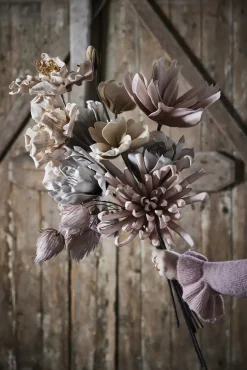 - Happia dekorationsblomst - Lyserød - D5,5 H5,5^Lene Bjerre Clearance