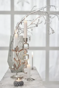 - Lavillia lysestage H40,5cm sølv^Lene Bjerre Hot