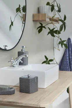 - Marion sæbeholder H2,5 cm. grå^Lene Bjerre Online