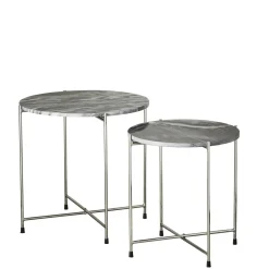 - Marmilla sofaborde sæt marmor mørkegrå^Lene Bjerre Online