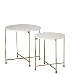 - Marmilla sofaborde sæt marmor hvid*Lene Bjerre Sale