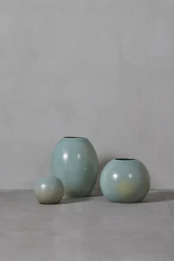 - Milenne dekoration Ø13 cm. støvet grøn*Lene Bjerre Online