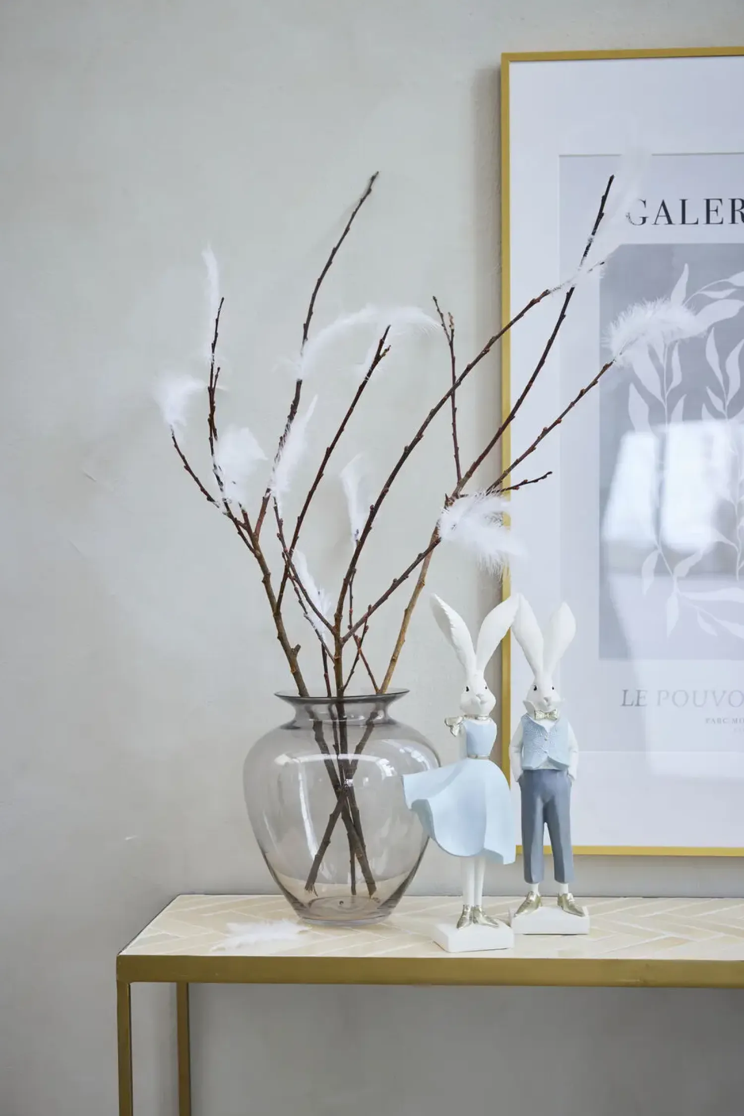 - Milia vase H20,5 cm. lysegrå^Lene Bjerre