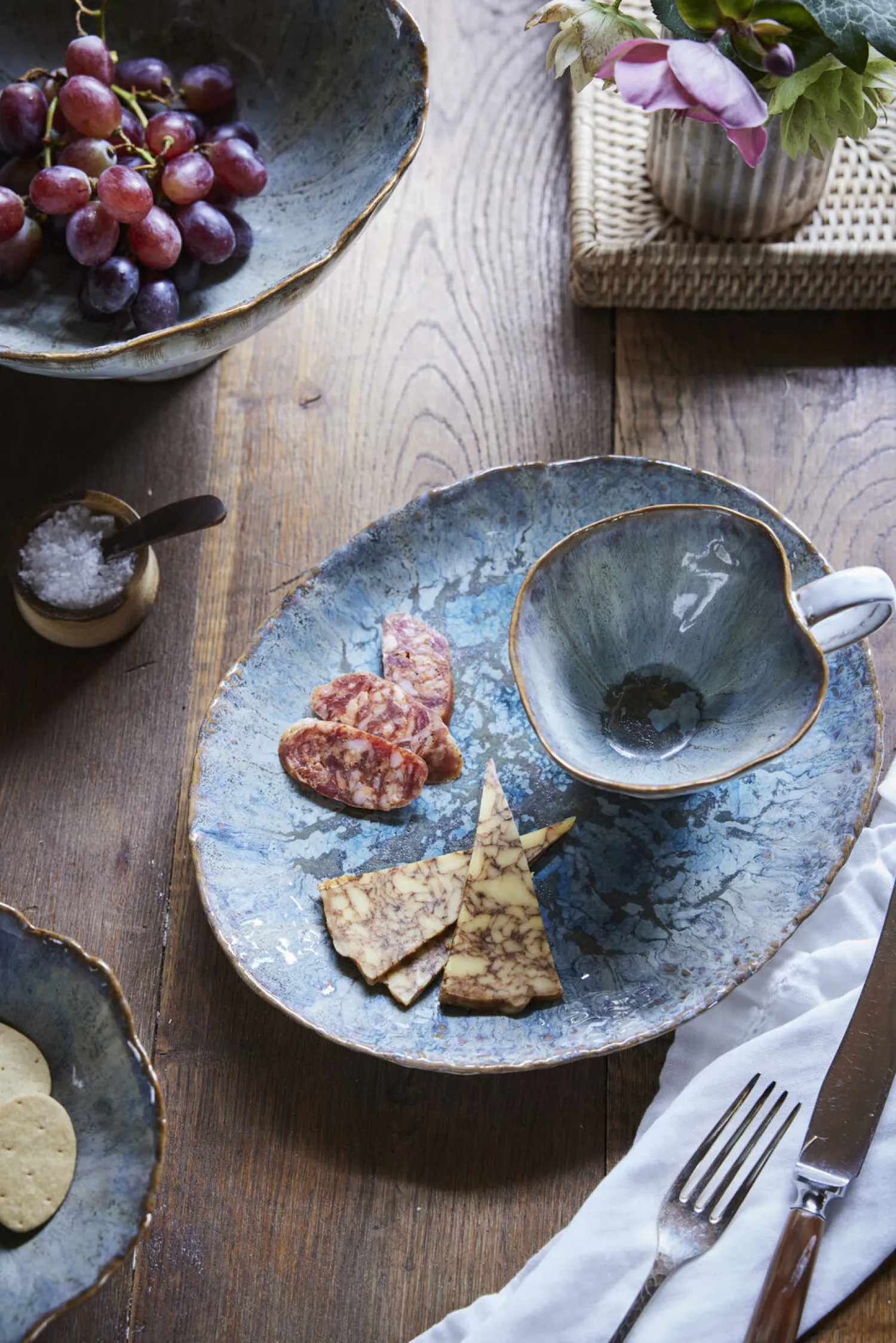 - Milla skål grøn 17x17 H6^Lene Bjerre Outlet