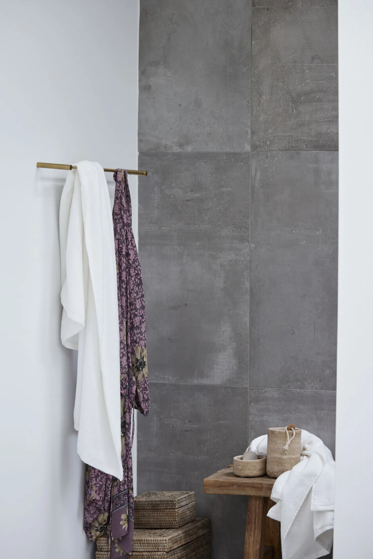 - Molli håndklæde 100x50 cm. hvid^Lene Bjerre New