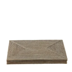 - Norah flettet dækkeserviet 45x30 cm^Lene Bjerre