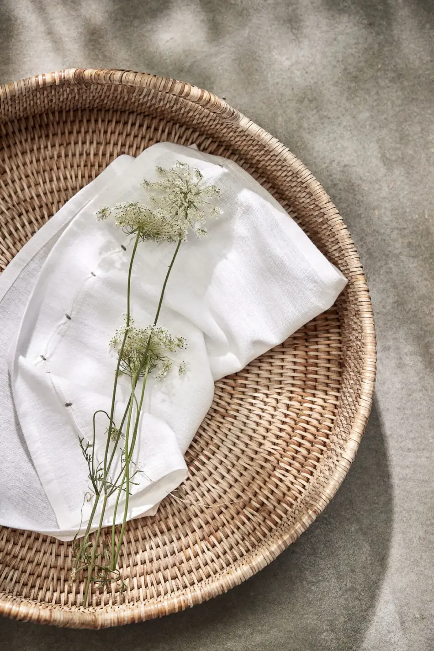 - Norah kurv 47,5X47,5X15 cm*Lene Bjerre Outlet