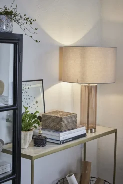 - Norah æske m. låg 18x18 cm. Natur^Lene Bjerre New