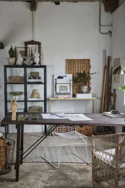 - Norah æske m. låg 18x18 cm. Natur^Lene Bjerre New