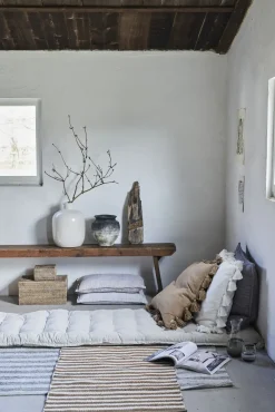 - Norah æske m. låg 40x25 cm. Natur*Lene Bjerre Hot