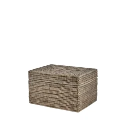 - Norah æske m. låg 30x22 cm. Natur^Lene Bjerre Best