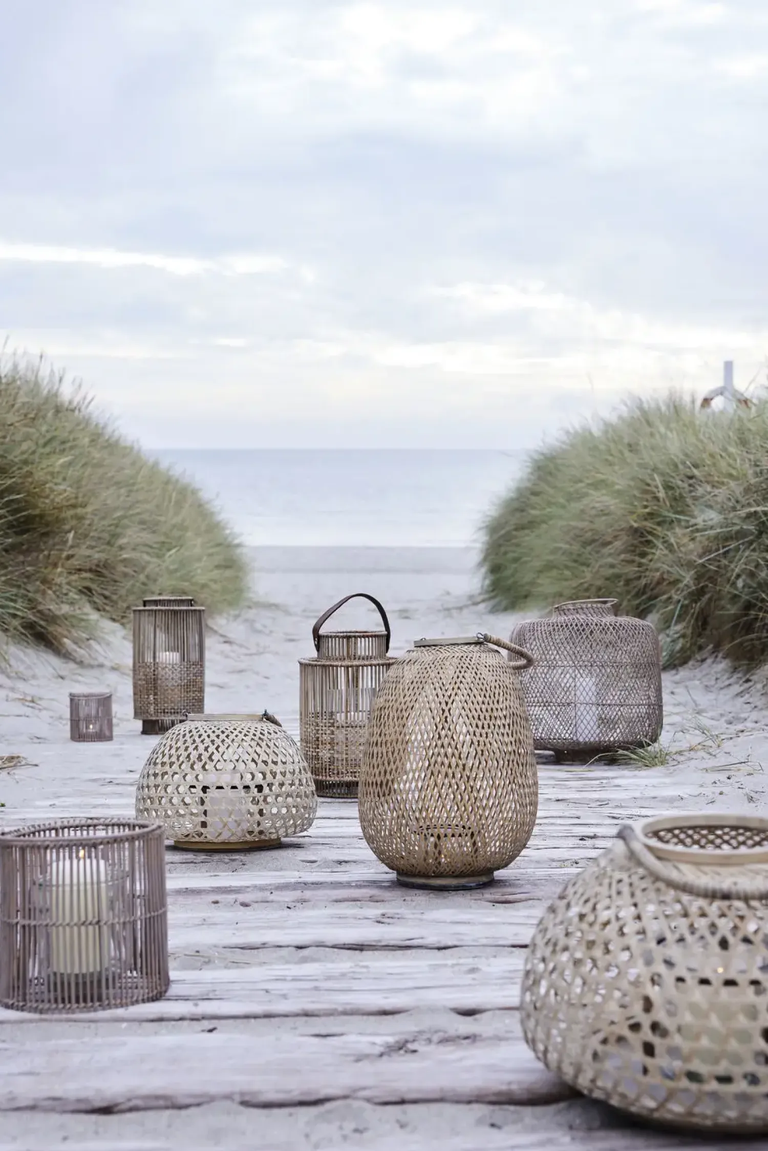 - Noralle lanterne 40x30 cm. Naturflet*Lene Bjerre