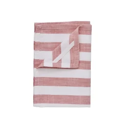 - Olivia viskestykke 70x50 cm. rød stribet*Lene Bjerre Sale