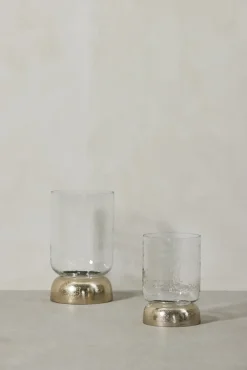 - Sandia stage til bloklys H20,7 cm. lys guld*Lene Bjerre Hot