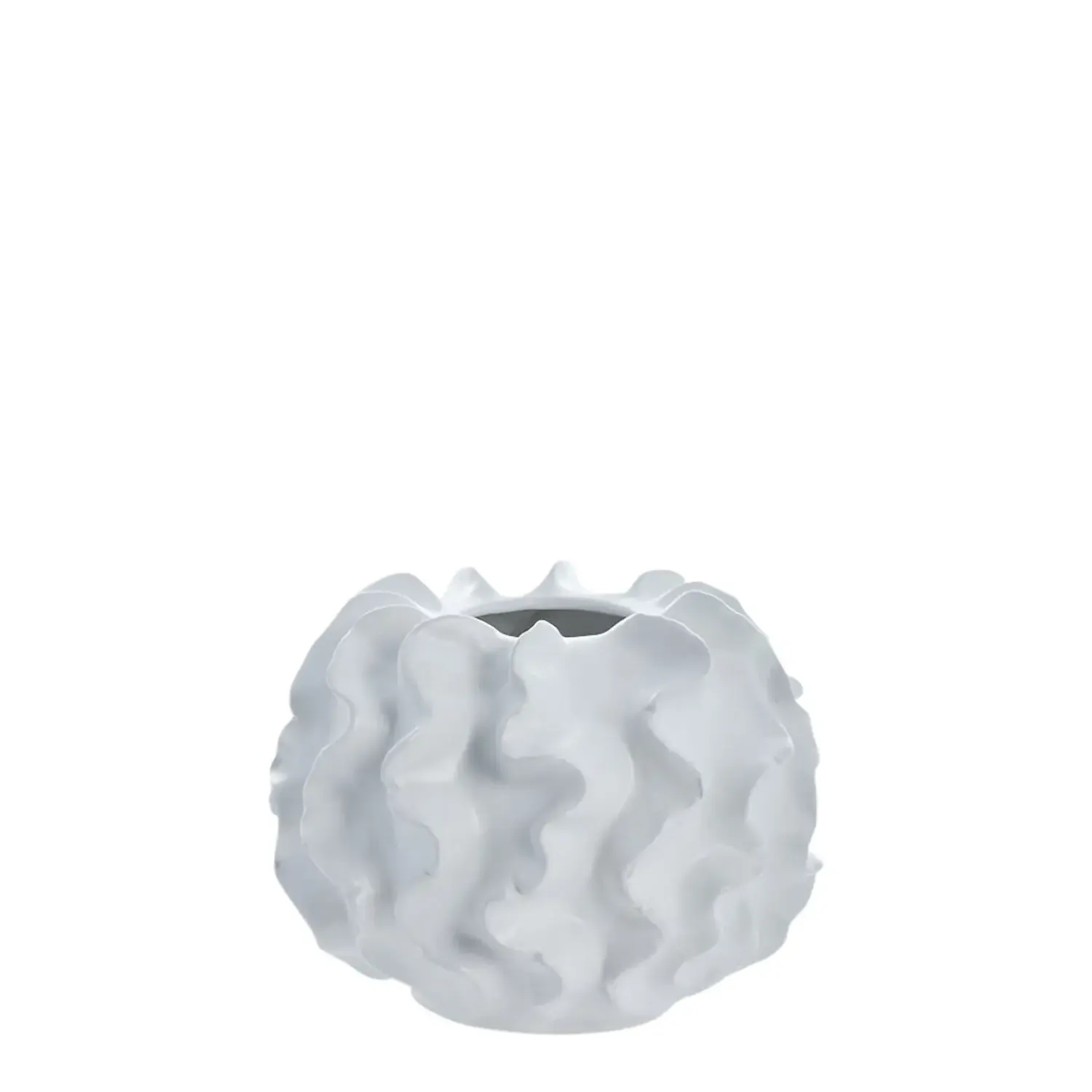 - Sannia vase H20,5 cm. hvid*Lene Bjerre