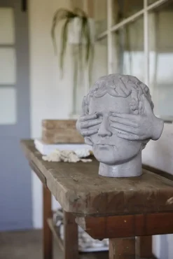 - Serafina dekorationsfigur30 cm.grå*Lene Bjerre Best