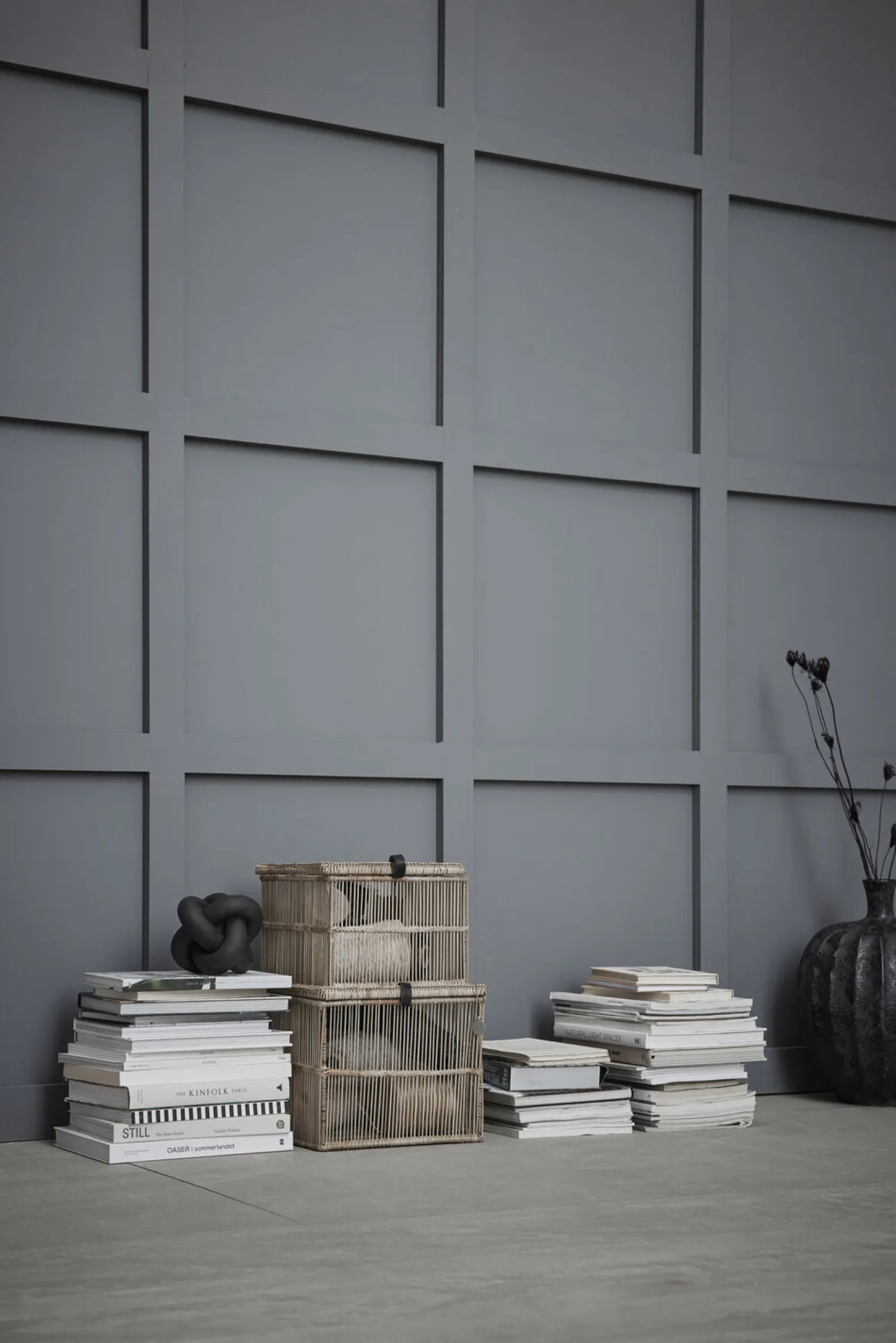 - Serafina dekoration Knude H13 cm. sort*Lene Bjerre Outlet