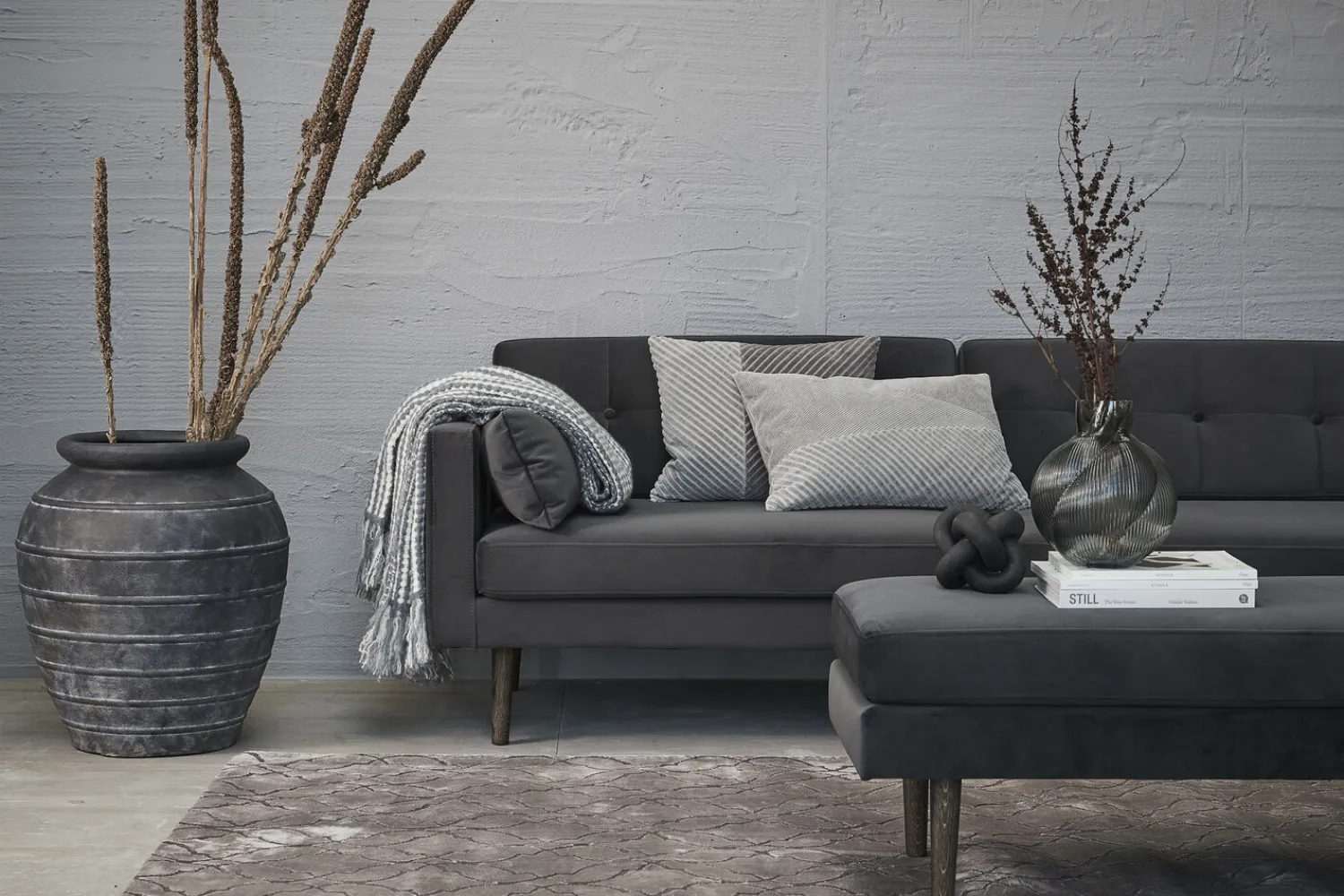 - Serafina dekoration Knude H13 cm. sort*Lene Bjerre Outlet