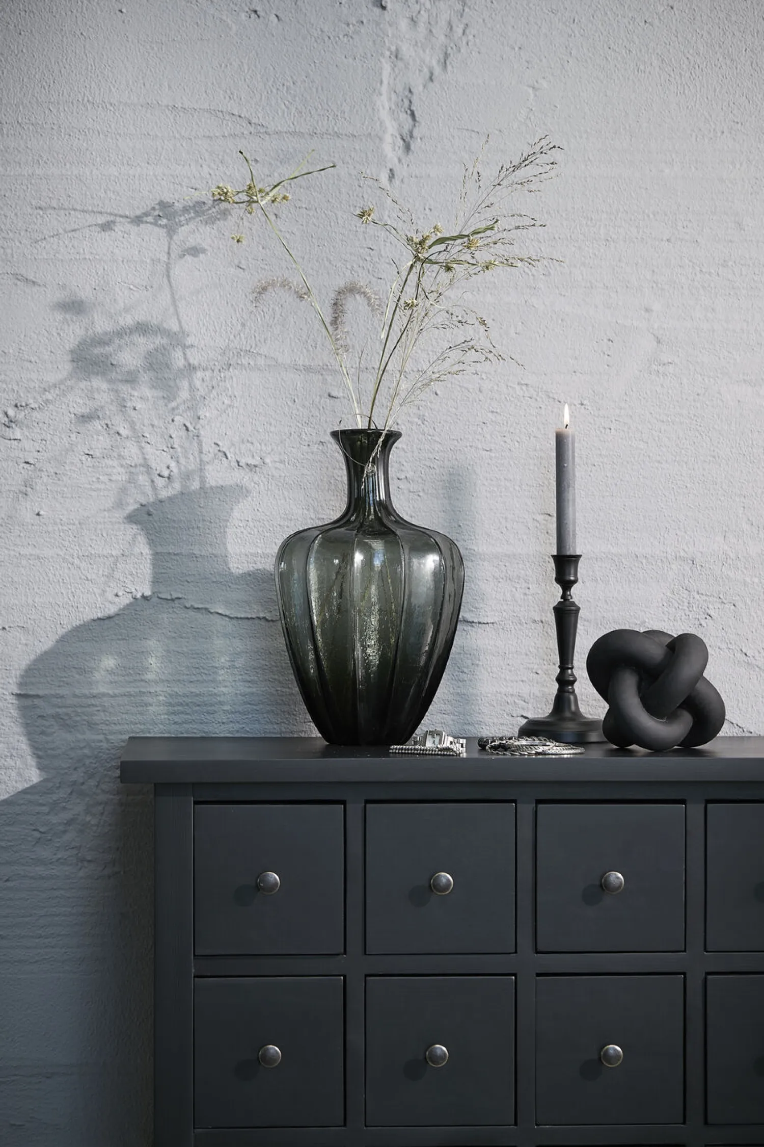 - Serafina dekoration Knude H13 cm. sort*Lene Bjerre Outlet