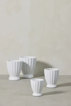 - Shenella urtepotteskjuler H20 cm. hvid*Lene Bjerre New