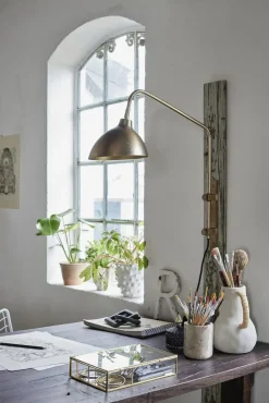 - Sofinna væglampe 46x48cm. lys guld^Lene Bjerre Best