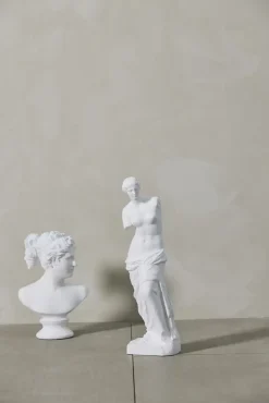 - Statia skulptur H46,2 cm. hvid*Lene Bjerre Discount