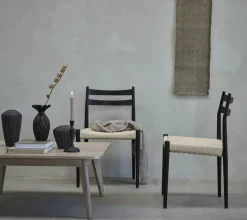 - Susia vase H26,5 cm. mørkegrå^Lene Bjerre Discount