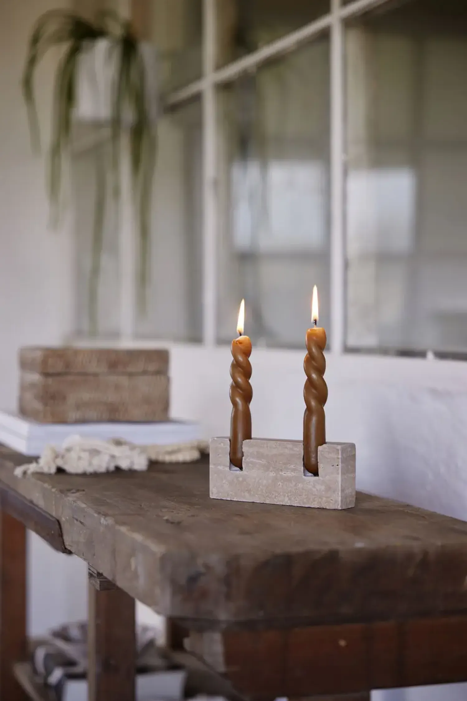 - Travina lysestage 6 cm. sand marmor*Lene Bjerre Sale