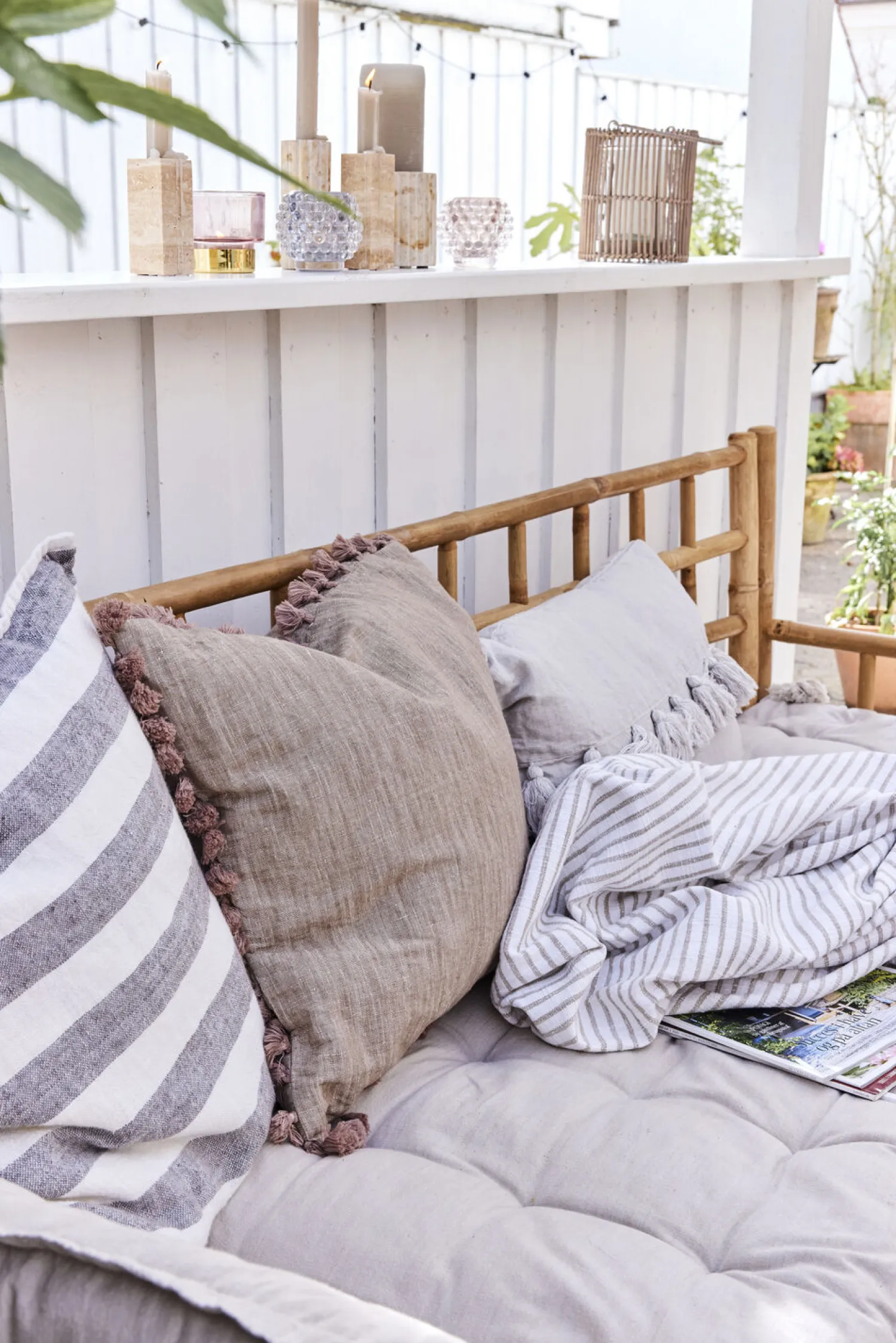 - Travina lysestage 10 cm. sand marmor^Lene Bjerre Sale