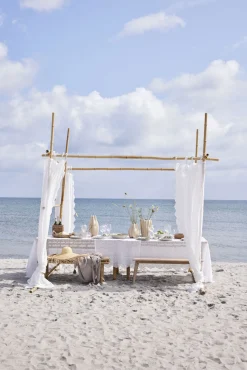 - Valona vase i stentøj40,5x23 cm. sand^Lene Bjerre