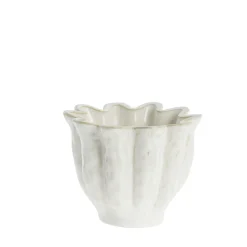 - Vielle skjuler i keramik Ø14 cm. råhvid^Lene Bjerre Outlet