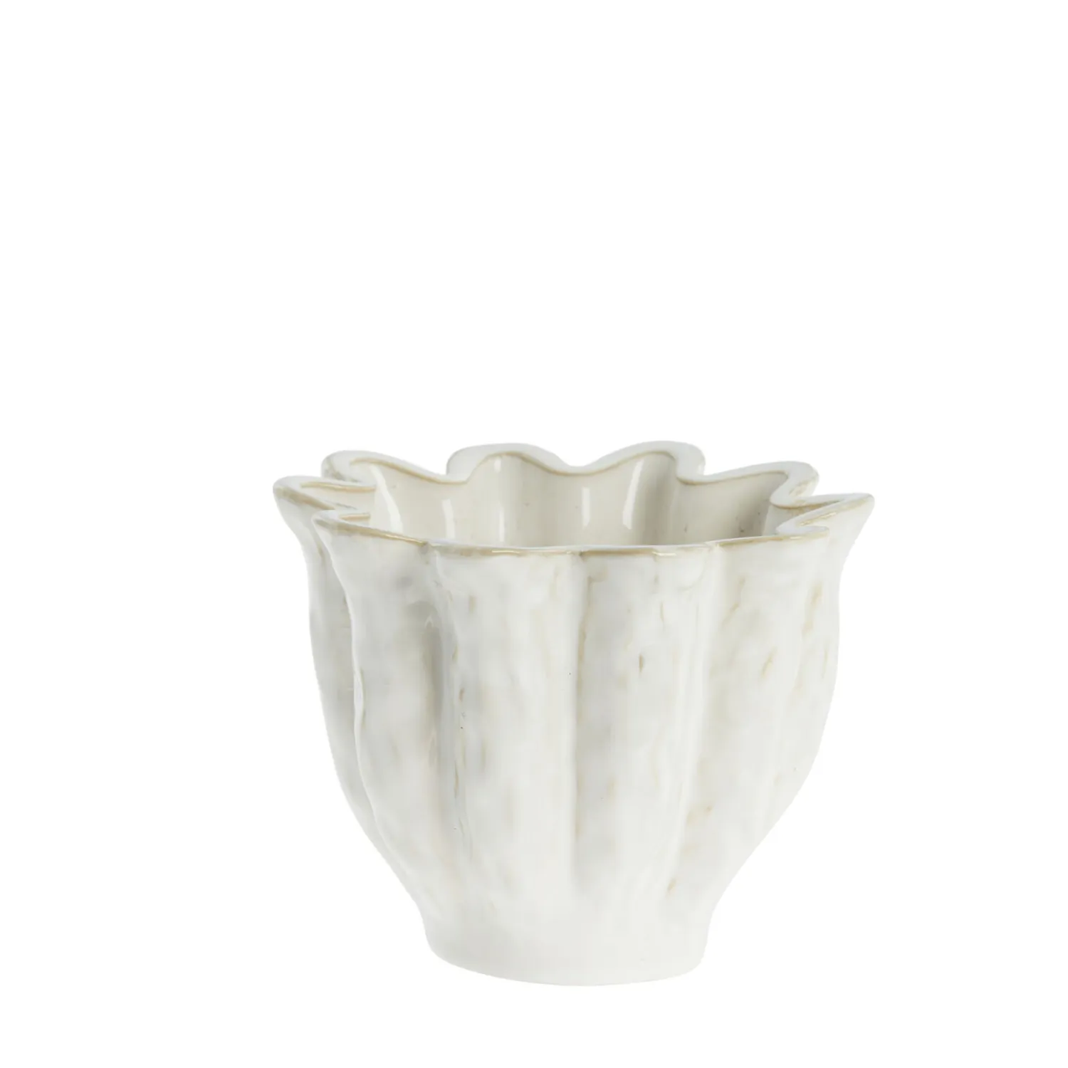 - Vielle skjuler i keramik Ø14 cm. råhvid^Lene Bjerre Outlet