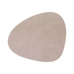 - Dækkeserviet - Table mat curve - Hippo Warm Grey - 37x44 cm^LindDNA Clearance