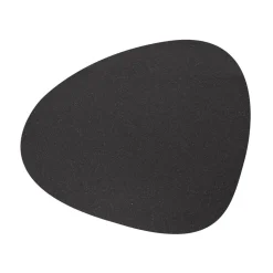 - Dækkeserviet - Table mat curve - Core Flecked Anthracite - 37x44 cm*LindDNA Discount