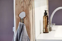 - Knager Curve hook (2 stk.) Nupo metallic / Alu metallic (small)*LindDNA New