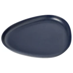 - Stoneware Platter Plate, Navy^LindDNA Online