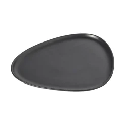 - Stoneware tallerken, Dinner Plate, Sort^LindDNA