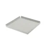 bakke - Tray square small (nupo metallic/alu metallic)*LindDNA Sale