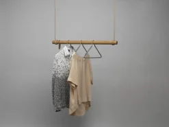 bøjlestang - Swing 80 cm (black oak/black lether cord)^LindDNA Discount