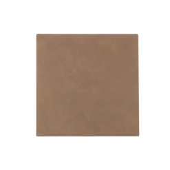 dækkeserviet - Tablemat Square 28x28 cm (brown/nupo)^LindDNA New