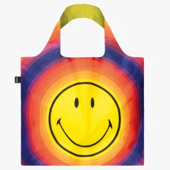 - Indkøbsnet - Smiley Rainbow Capsule^LOQI Hot