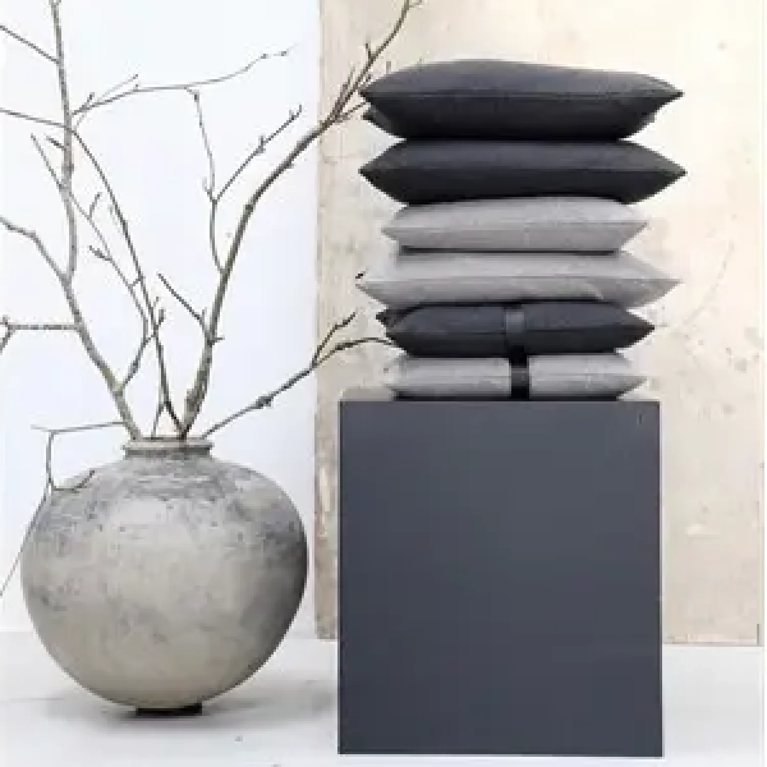 - Pude Boule- Light Grey (40x60 cm)*Louise Smærup Sale